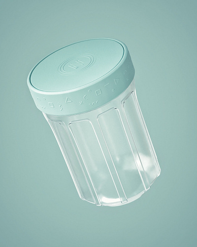 Plastic container | Product design 3d 3d modeling 3d render blender design product design product visualization