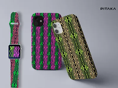 Pattern Design Phone Case & Watch Starp branding design graphic design illustration pattern typography vector