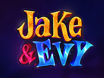 Game Logo Design - Jake & Evy 😍🔥 board game fantasy logo designer for hire game logo game logo designer game logos logo for book logo for game logo for movie private server video game