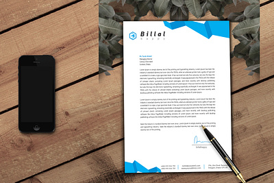 Corporate Letterhead blue branding cmyk creative design graphic graphic design idea illustrator logo new photoshop smart ui update ux