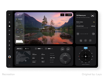 Drone Dashboard build2.0 dashboard design figma recreation uidesign