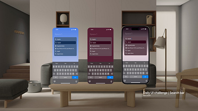 Search bar | browser arcbrowser browser dailyui searchbar spatialdesgin visionos