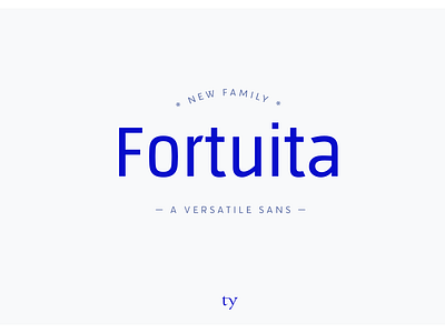 Fortuita branding design font new font sans serif small caps type design typedesign typography