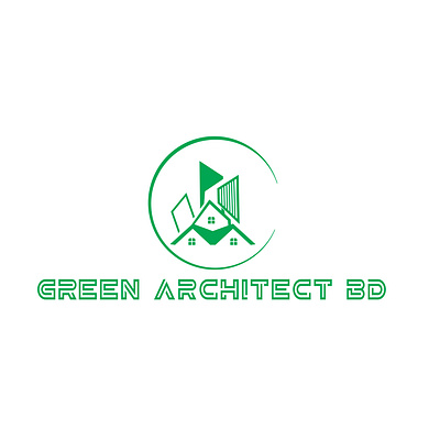 Green Architect BD branding graphic design logo