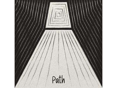 Path illustration inktober path