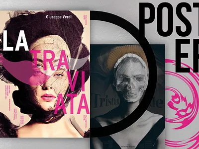 Opera Posters adobe photoshop beautiful fashion fashion photography illustration opera poster photography poster design typography