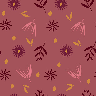 Floral seamless pattern background