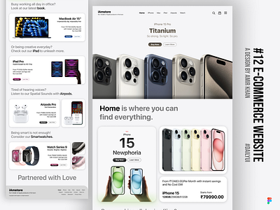 #12 E-Commerce Website - DailyUI apple dailyui design graphic design ui ui design ui ux web design website