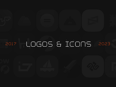 Logos & Icons 2017-2023 2023 2024 clean icon icon design iconography icons logo logo design logofolio logos logos and icons minimal product product design vibrant