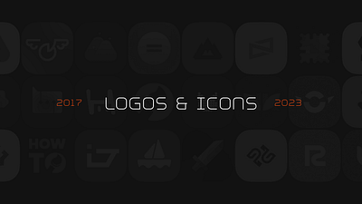 Logos & Icons 2017-2023 2023 2024 clean icon icon design iconography icons logo logo design logofolio logos logos and icons minimal product product design vibrant