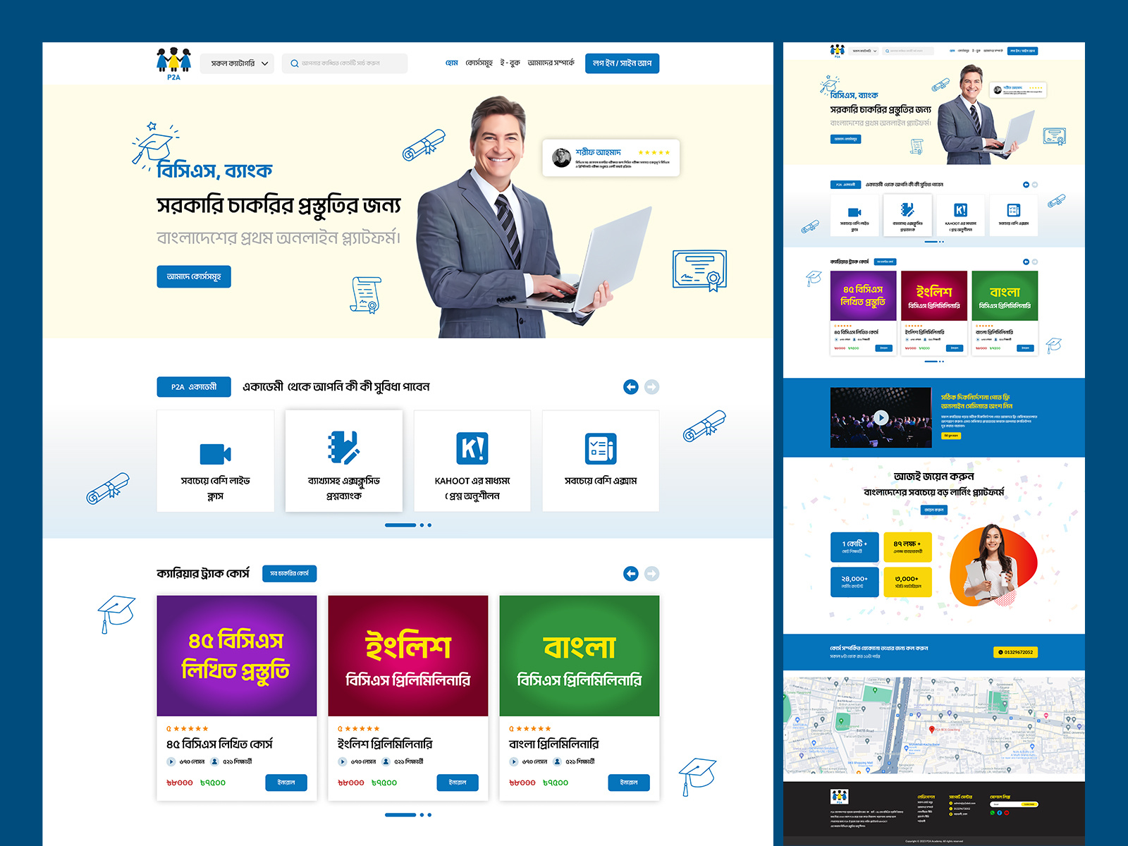 job Preparation Website UI Design by Soliman Apu on Dribbble