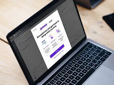 Creator Payments fintech payments purple