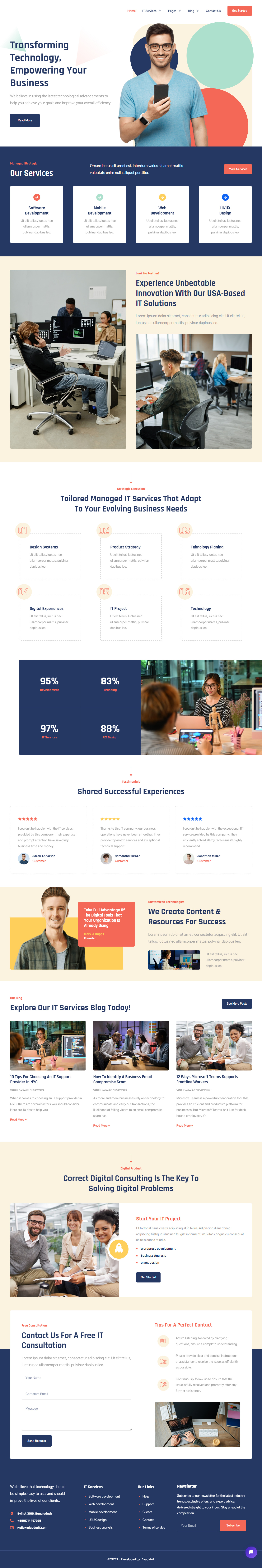 IT Services WordPress Website agency website business website design designer elementor pro elementor website it services it website landingpage page design responsive services website ui web app website website design wordpress wordpress elementor wordpress landing wordpress website