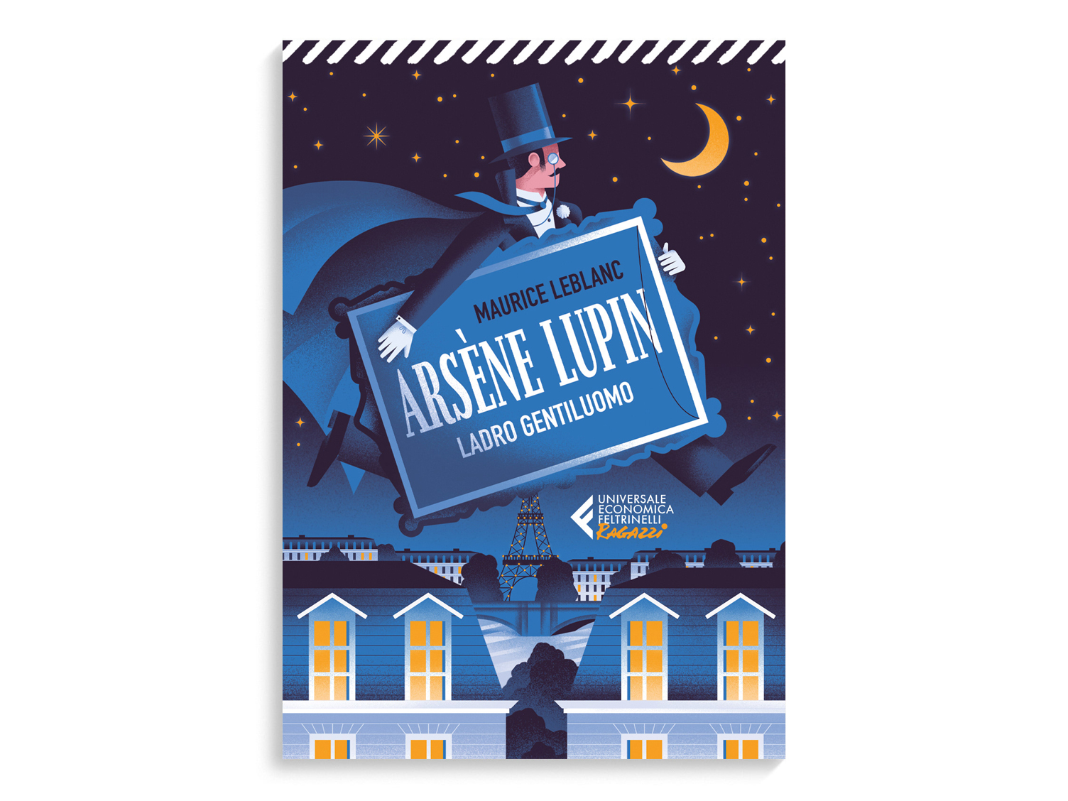 Lupin Book cover - Feltrinelli by Daniele Simonelli on Dribbble