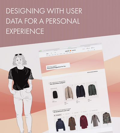 Designing with user data for a personal experience