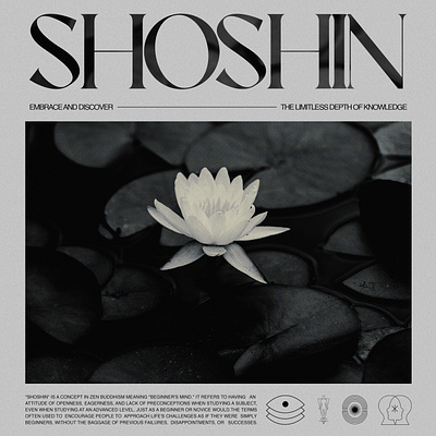 Shoshin art design graphic design illustration poster