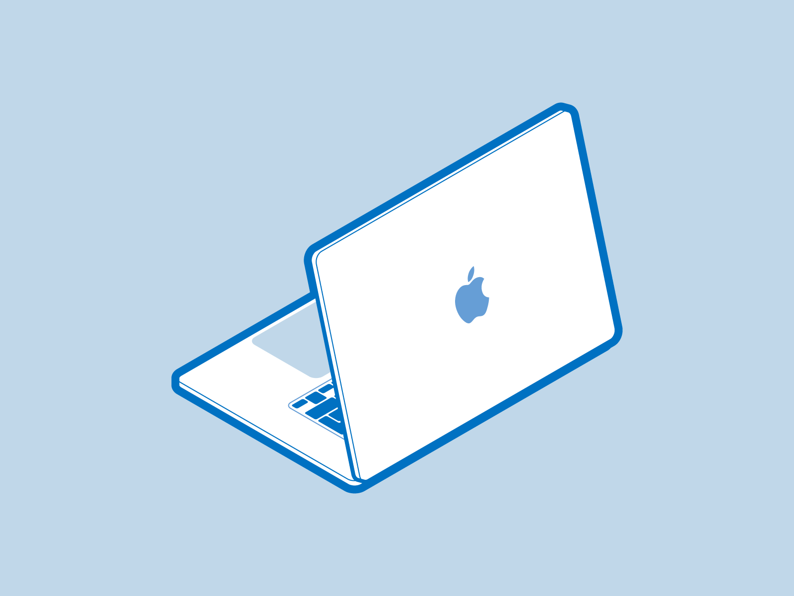 laptop sketch apple