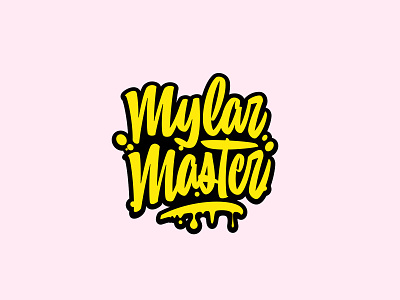 Mylar Master custom lettering lettering logo logo logotype script typography