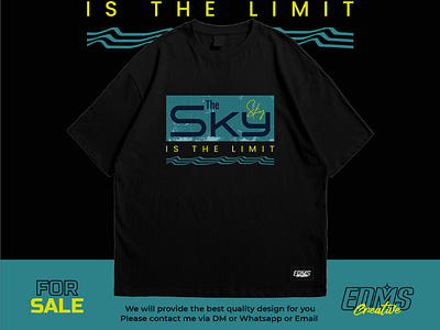 The Sky is the Limit - Vintage T-shirt Design adobe illustrator artwork beautiful design for sale graphic design holiday illustration landscape limited retroo style screen printing tshirt tshirt design vintage fashion visual graphic