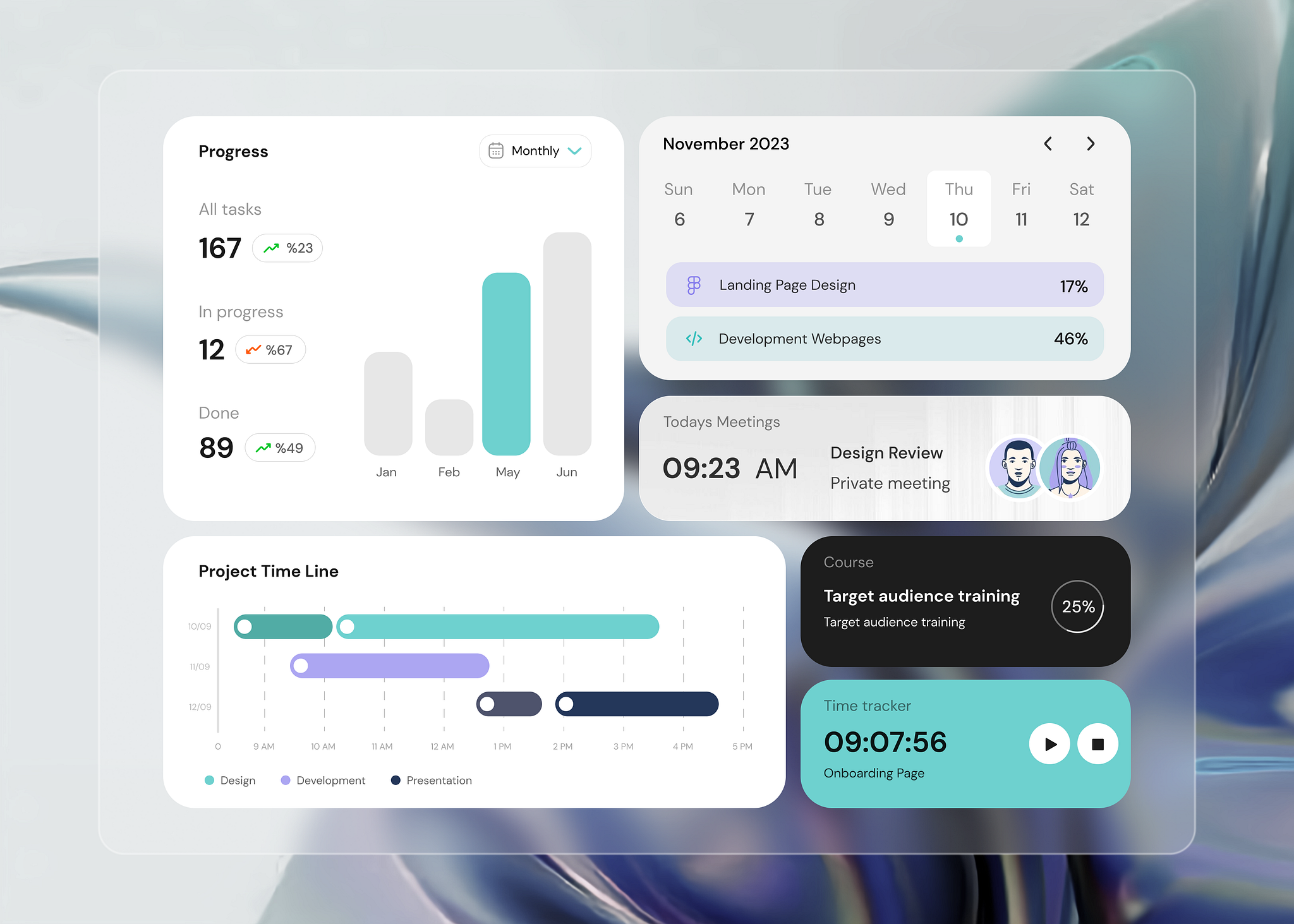 Daily AI Planner Widget Design by Newsha Karimi on Dribbble