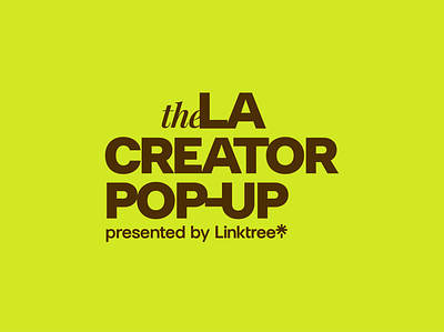 The LA Creator Logo branding design logo minimal ui