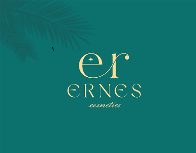 ERNES Cosmetics Logo Design 3d animation branding business card design graphic design illustration logo motion graphics typography ui ux vector