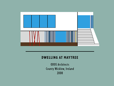 Dwelling at Maytree MOD-icon adobe illustrator architectural illustration architecture contemporary house drawing icon icon design illustration ireland mid century mid century modern minimalist modernist vector vector art vector illustration