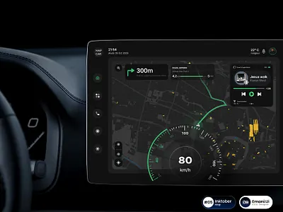 Map App car concept car figma gps map tesla uidesign