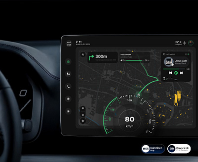 Map App car concept car figma gps map tesla uidesign