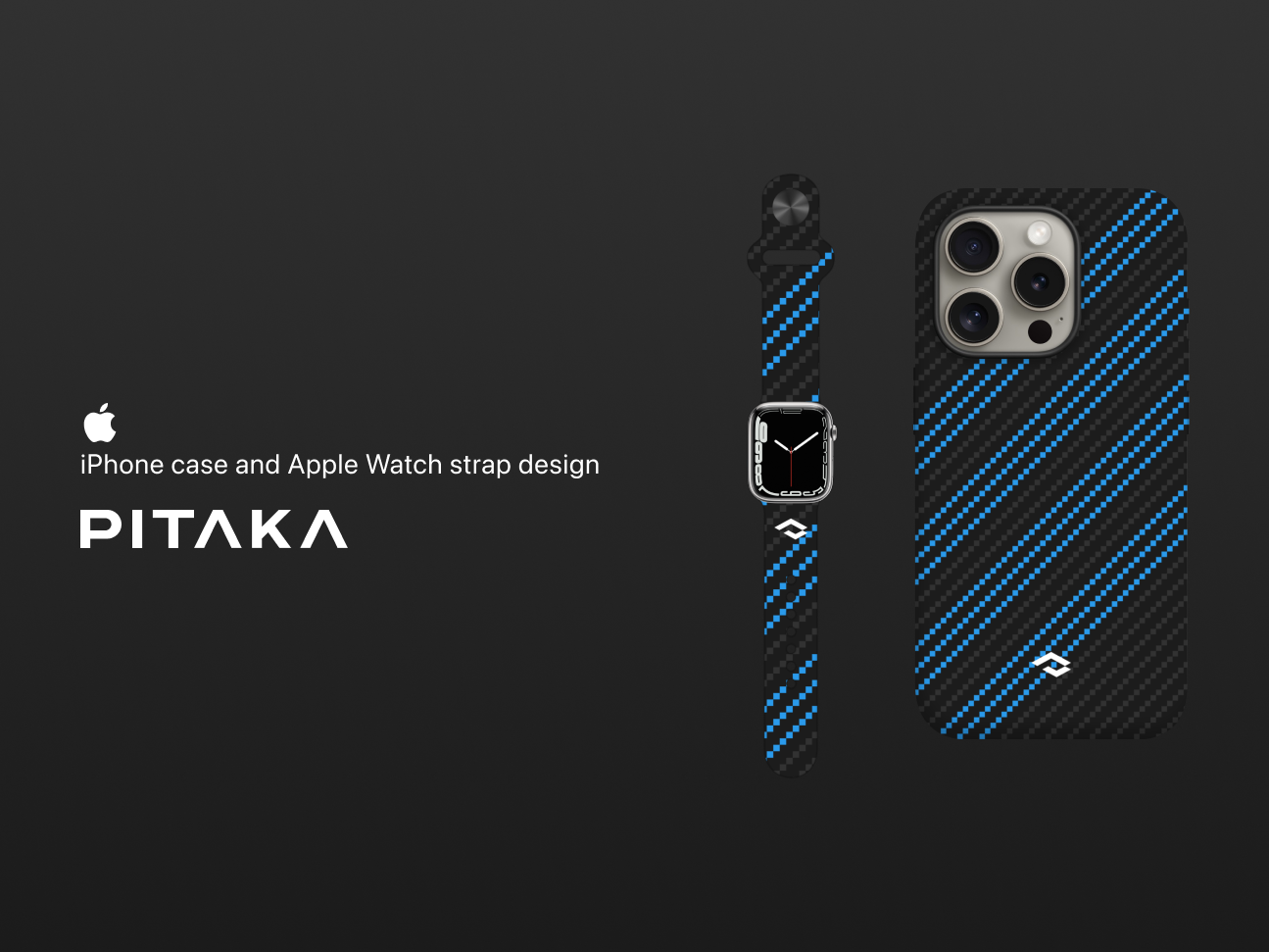 PITAKA iPhone case and Apple Watch strap design by Luke Smith Design on
