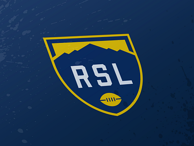 Rocky State League- Entire Fantasy League Design branding football graphic design illustration logo rocky state league rsl unsinkable vector