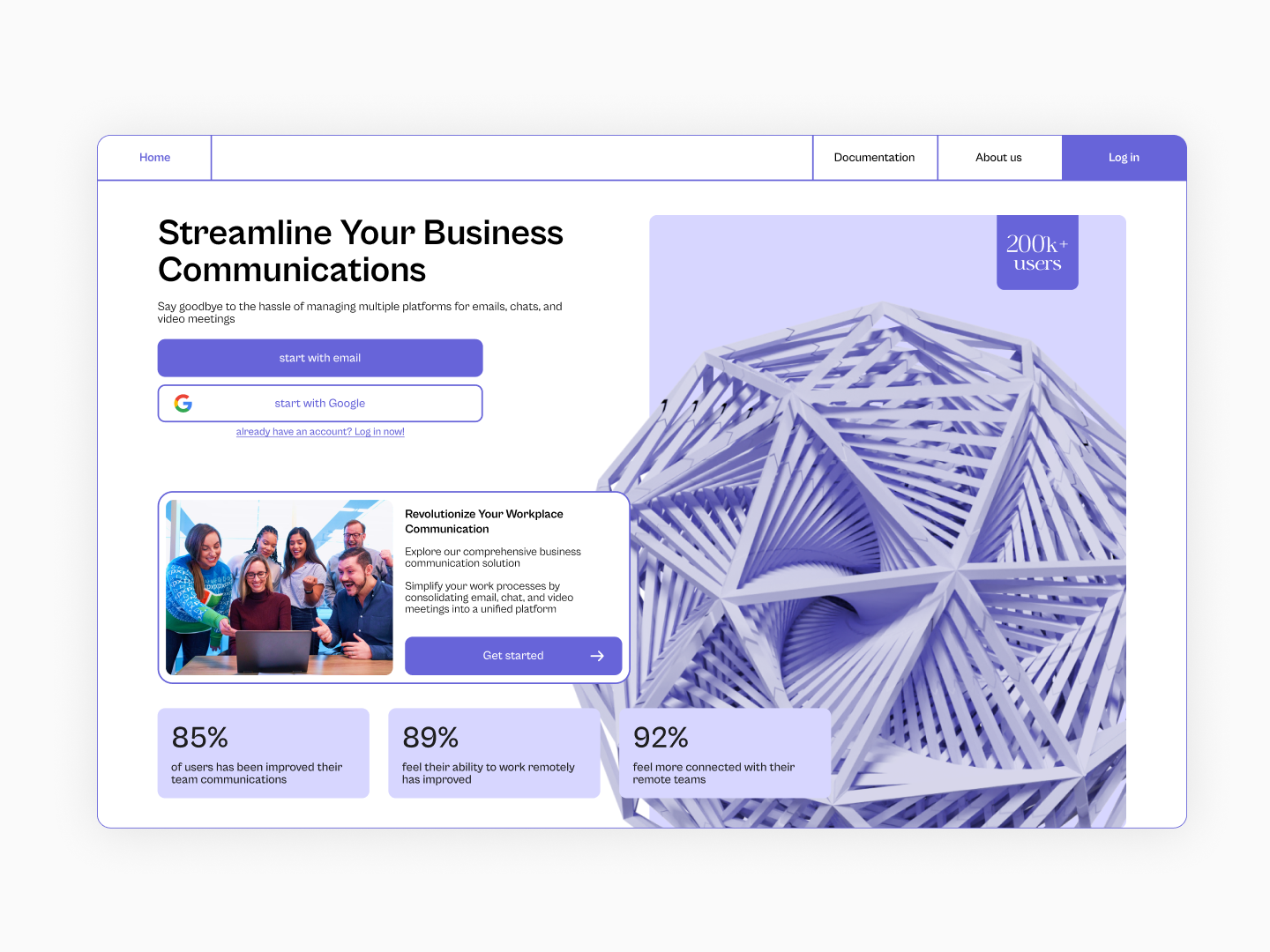Business platform Landing page design graphic design hero landing page section ui web website