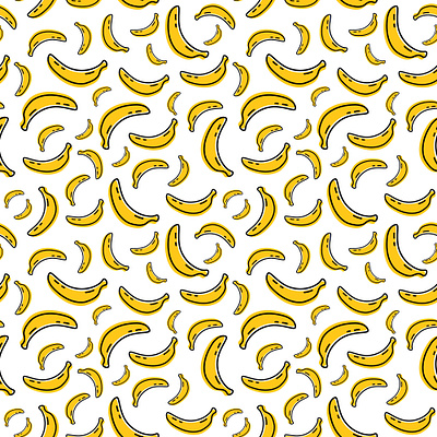 Banana pattern background banana pattern fabric ornament pattern textile