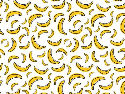Banana pattern background banana pattern fabric ornament pattern textile