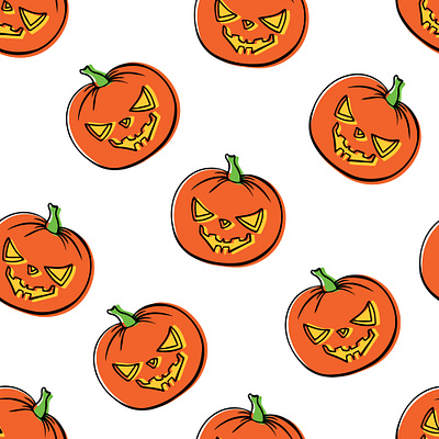 Pumpkin pattern background fabric halloween holiday ornament pattern pumpkin textile
