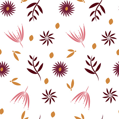 Floral pattern background fabric floral flower leaf leaves ornament pattern petal textile