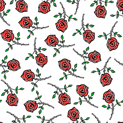 Roses pattern background fabric floral flower ornament pattern red rose textile