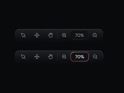Navigation bar bright gradients dark theme dark ui gradients input states input status inputs navigation bar