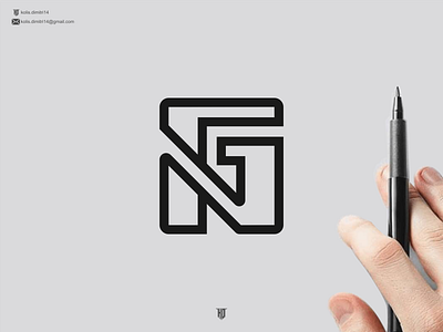 NG logo monogram brand branding clothing company design graphic design icon initial logo logo design logo monoogram logo type logos mark monogram sport typography