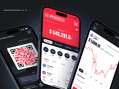 CryptoVal - Crypto Wallet Mobile App blockchain crypto crypto app crypto wallet cryptocurrency exchange finance finance app mobile mobile app mobile ui nft nft marketplacec valorant wallet web3