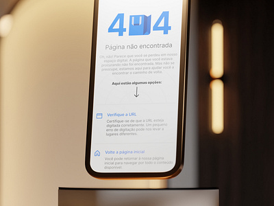 Day 008 - 404 Page Design | 100 days UI challenge 3d app branding dailyui graphic design ui ux