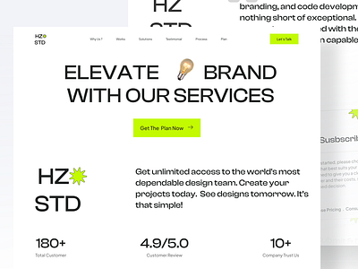 Hazuto - Pricing List Page about agency branding clean design digital home page landing page modern pricing pricing list studio ui ux website
