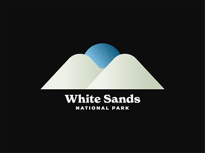 White Sands National Park adventure badge camping grain hiking logo mountain mountains national park national parks national parks service new mexico nm nps outdoors parks texture usa white sands white sands national park