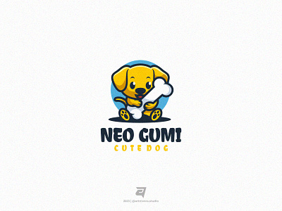 NEO GUMI cartoon cute dong design dong log graphic design illustrator logo logos logotype ui