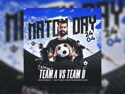 Matchday Schedule Football Flyer branding design flayer graphic design illustration logo motion graphics poster ui