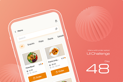 Restaurant Menu cafe dailyui delivery delivery service food food delivery interface interface design ios mobile mobile application order restaurant take out ui challenge ui design uxui