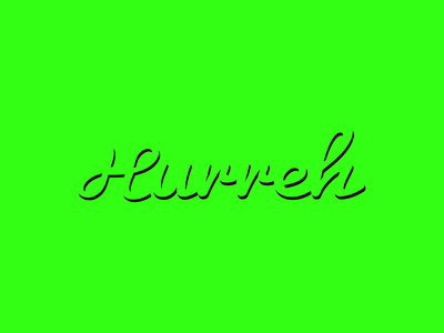 "Hurreh" Wordmark logo abstract logo awesome logo brand logo branding hurreh logo identity designer letter logo logo logo branding logo design logo designer logos minimal logo modern logo word mark logo