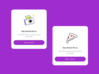 Bottom sheet spot illustrations | slice camera design illustration selfie vector