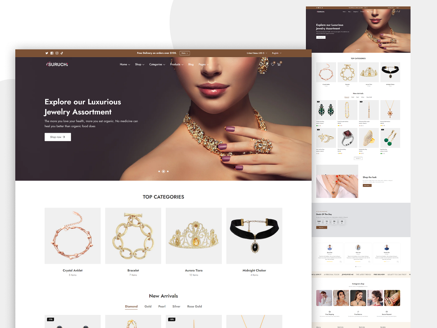 Jewelry & Accessories Demo by Md Rimon Ali on Dribbble