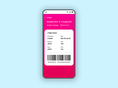 E-ticket dailyui design ui uidesign uidesigners ux